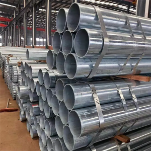 The size and material details of galvanized pipes